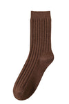 Rib Knit Wool Socks