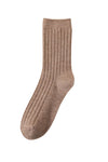 Rib Knit Wool Socks