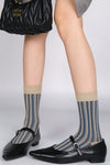 Striped Vintage Cotton Socks