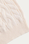 Seraphina Cozy Cream Cable Knit Sweater for Women