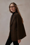 Anastasia Brown Tweed Blazer - DAStyle