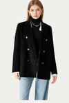 Lenore Black Corduroy Blazer