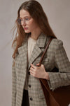 Cassandra Plaid Tweed Blazer - DAStyle