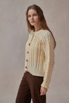 Seraphina Cream Cardigan - DAStyle