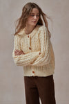 Seraphina Cream Cardigan - DAStyle