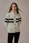 Ophelia White Fuzzy Sweater